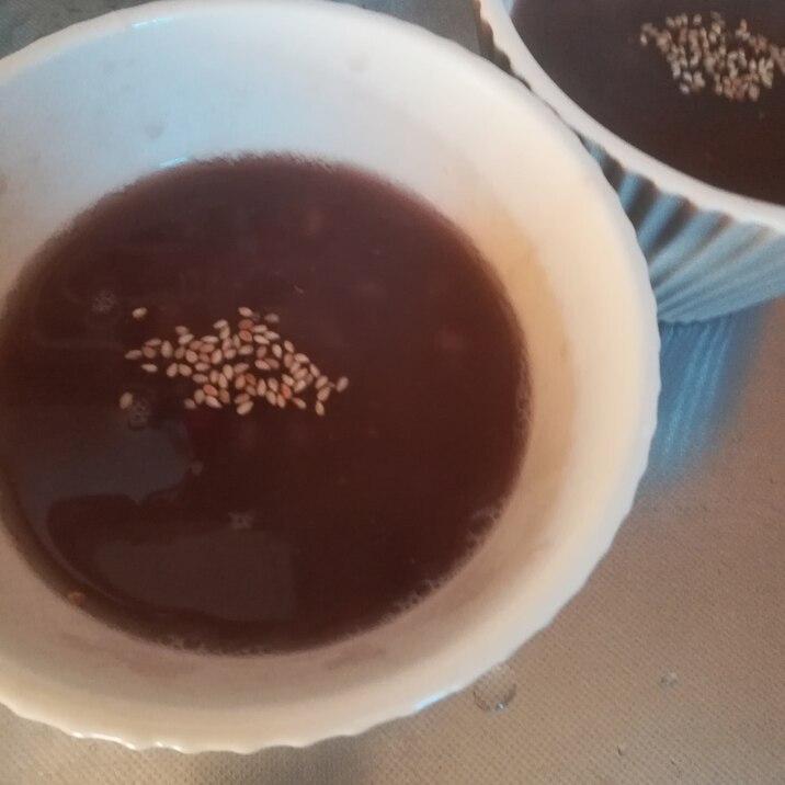 雑穀と小豆のスープ